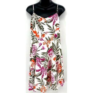 Old Navy Cami Dress Size Large Petite Floral Smocked A-Line Shift Women New